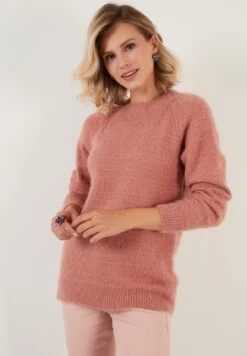 LELA Regular Fit - Trui - Dusty Rose
