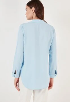 LELA Overhemdblouse - Baby Blue -Stijl Verkoop b6917699a89949038a8ff45d2b2f070d