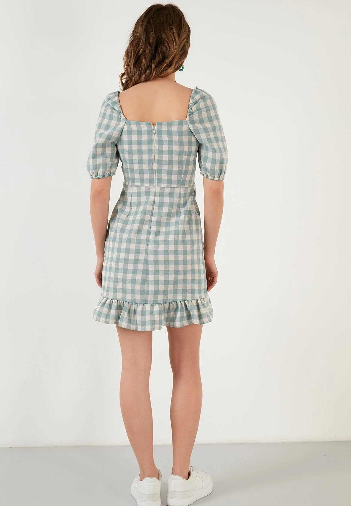 LELA Slim Fit - Jurk - Mint 4 LELA Slim Fit - Jurk - Mint - Afbeelding 2