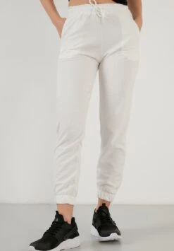 LELA Slim Fit - Trainingsbroek - Ecru