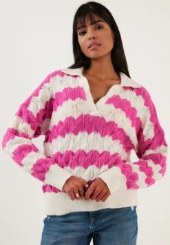 LELA Poloshirt - Ecru/Fuchsia -Stijl Verkoop ba36544580fd4bfdb58df4b304ce2c2b