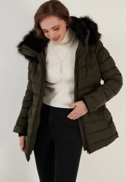 LELA Regular Fit - Winterjas - Khaki -Stijl Verkoop ba6700d0a5b34b80ac2cabdc2d0fd559