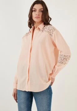 LELA Overhemdblouse - Salmon