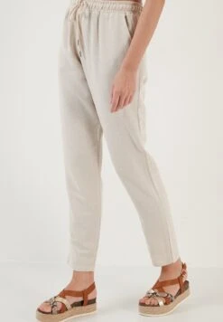 LELA Regular Fit - Broek - Beige -Stijl Verkoop bcbb9739cefe4879ba0d96e5b32e746a