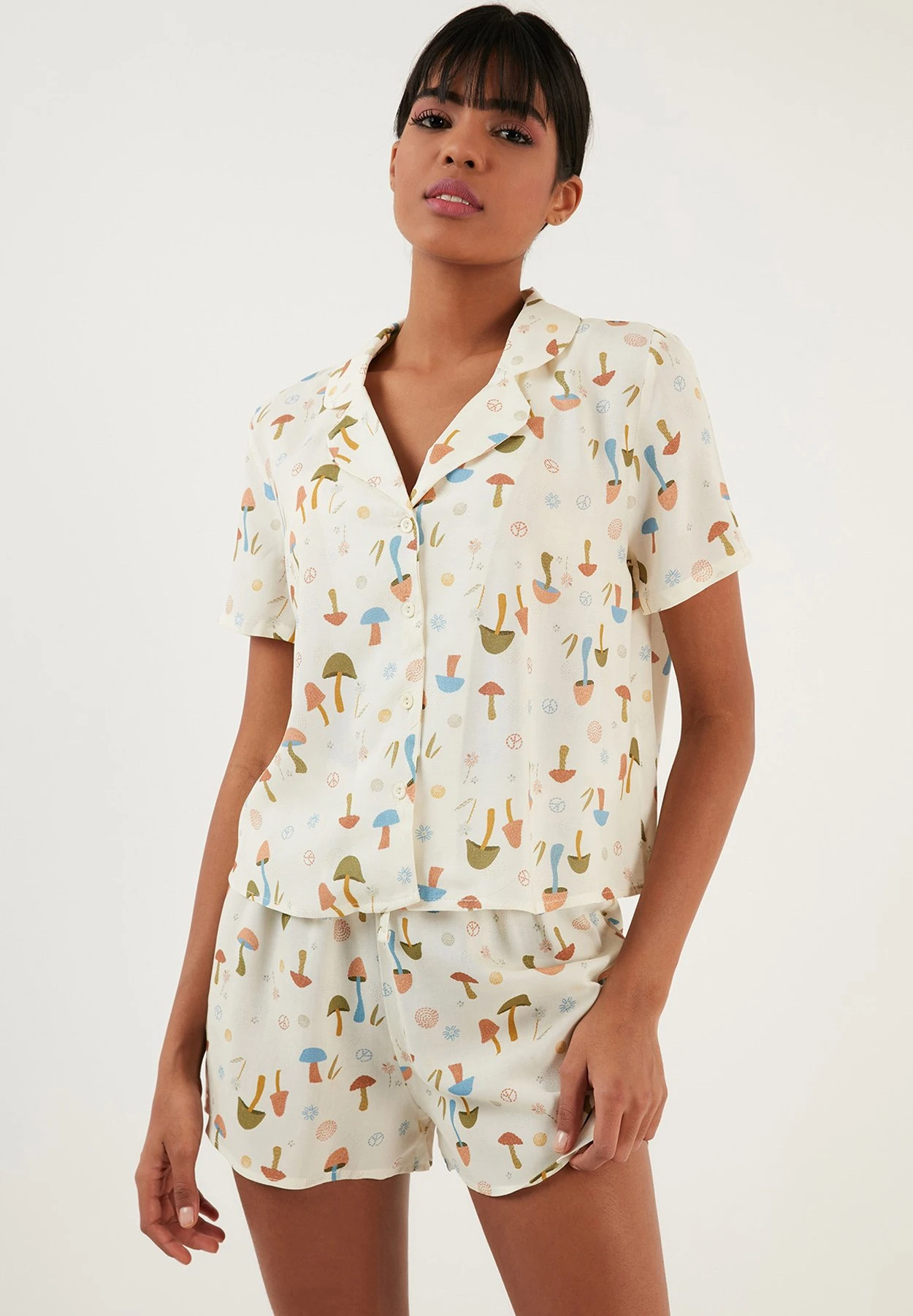 LELA Regular Fit - Pyjama - Beige 7 LELA Regular Fit - Pyjama - Beige - Afbeelding 5