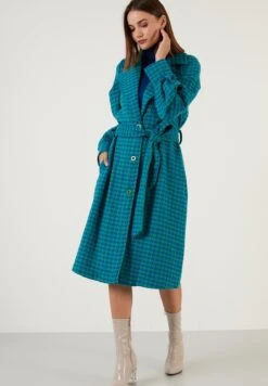 LELA Loose Fit - Trenchcoat - Green -Stijl Verkoop c7353414f1b94ae9982c317accff12db