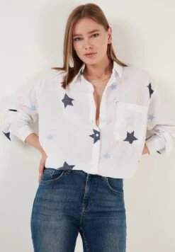 LELA Loose Fit - Overhemdblouse - Dark Blue -Stijl Verkoop c74f50bf1e824caf9766274865aba5bc