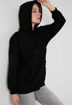 LELA Regular Fit - Hoodie - Black -Stijl Verkoop c9c12748ed0f4f548e73f093ab2fb135