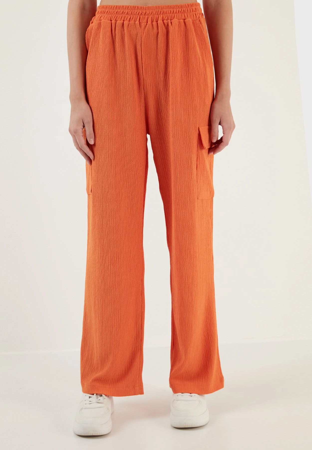 LELA Regular Fit - Cargobroek - Orange 3 LELA Regular Fit - Cargobroek - Orange