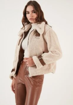 LELA Regular Fit - Winterjas - Ecru -Stijl Verkoop cafa76e09a384f11ade8a2158bd7d5e8