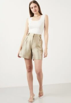 LELA Slim Fit - Top - Ecru -Stijl Verkoop cb2dd27dd7d9408bbfb26c9810d101a4