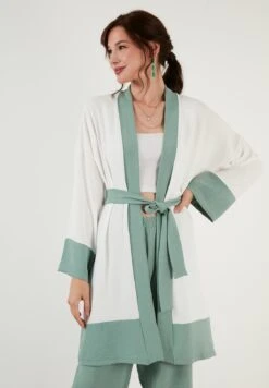 LELA Two Piece Set - Regular Fit - Halflange Jas - Mint -Stijl Verkoop cc44cc6ad3dd461686c4b15547a33777
