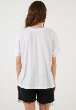 LELA Crew Neck- T-Shirt Basic - White -Stijl Verkoop ccfb72cb13504fdf8060692b24c416c4