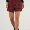 LELA Regular Fit - Shorts - Red -Stijl Verkoop cd54bb651209442e802fb38386b7ca99