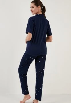 LELA Set Regular Fit - Pyjama - Dark Blue -Stijl Verkoop ce405e5fd2f34f6aa8a48a54500ae6e0