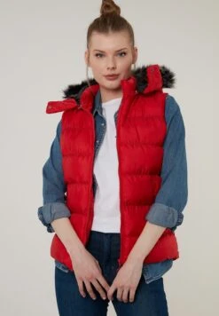 LELA Slim Fit - Bodywarmer - Red -Stijl Verkoop cebd17b41eaa47ec9ab584262274d7dd