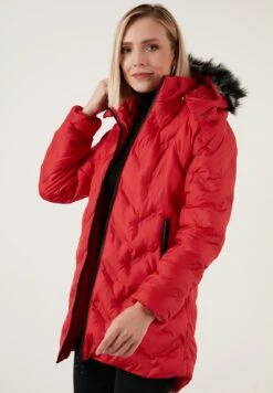 LELA Slim Fit - Winterjas - Red -Stijl Verkoop cf09c83ad56a4443b26533c4abd0b15a