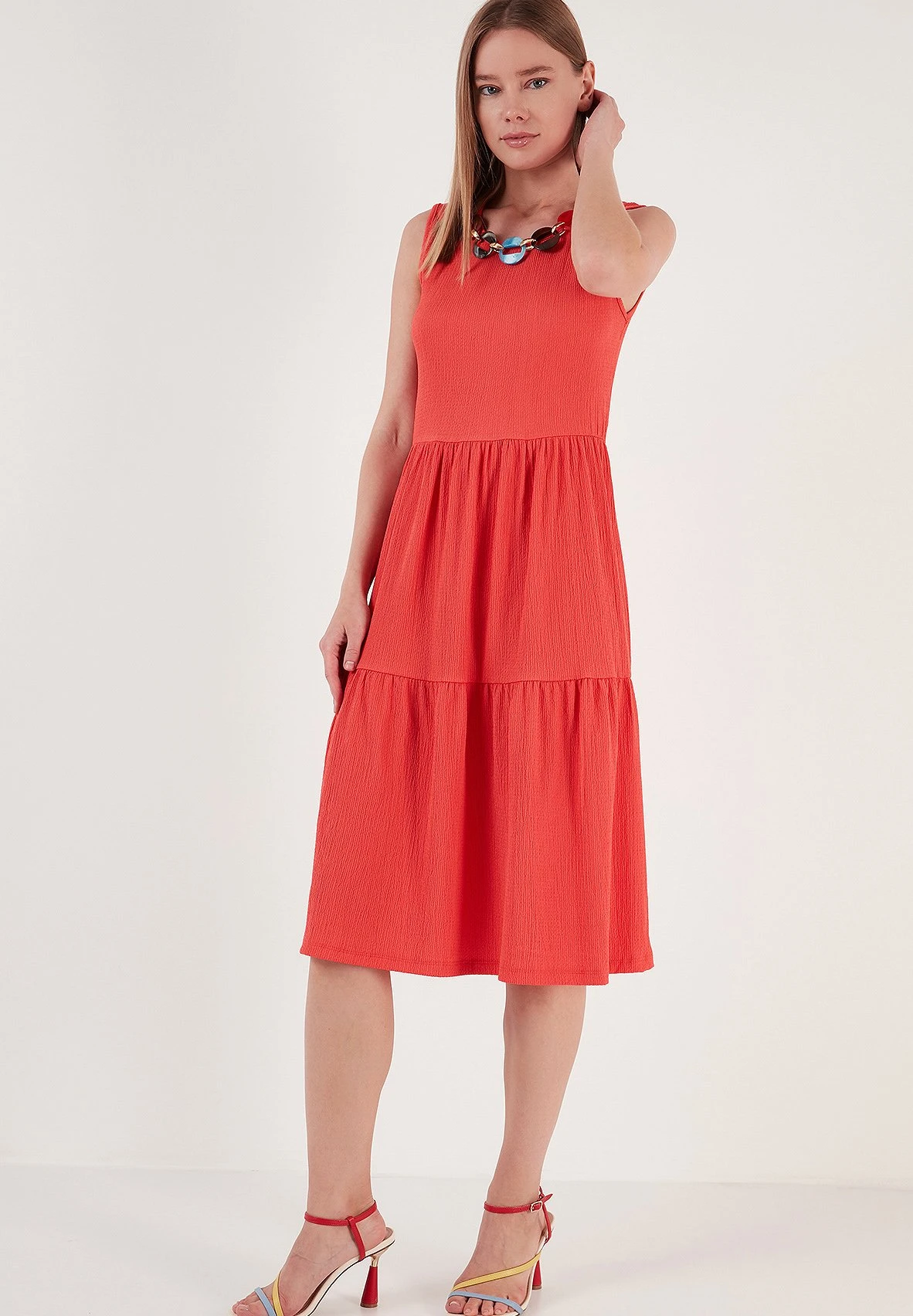 LELA Regular Fit - Jurk - Vermilion 8 LELA Regular Fit - Jurk - Vermilion - Afbeelding 6