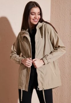 LELA Regular Fit - Parka - Mink -Stijl Verkoop d1b157c20fa449659d7f49949b5d1d35