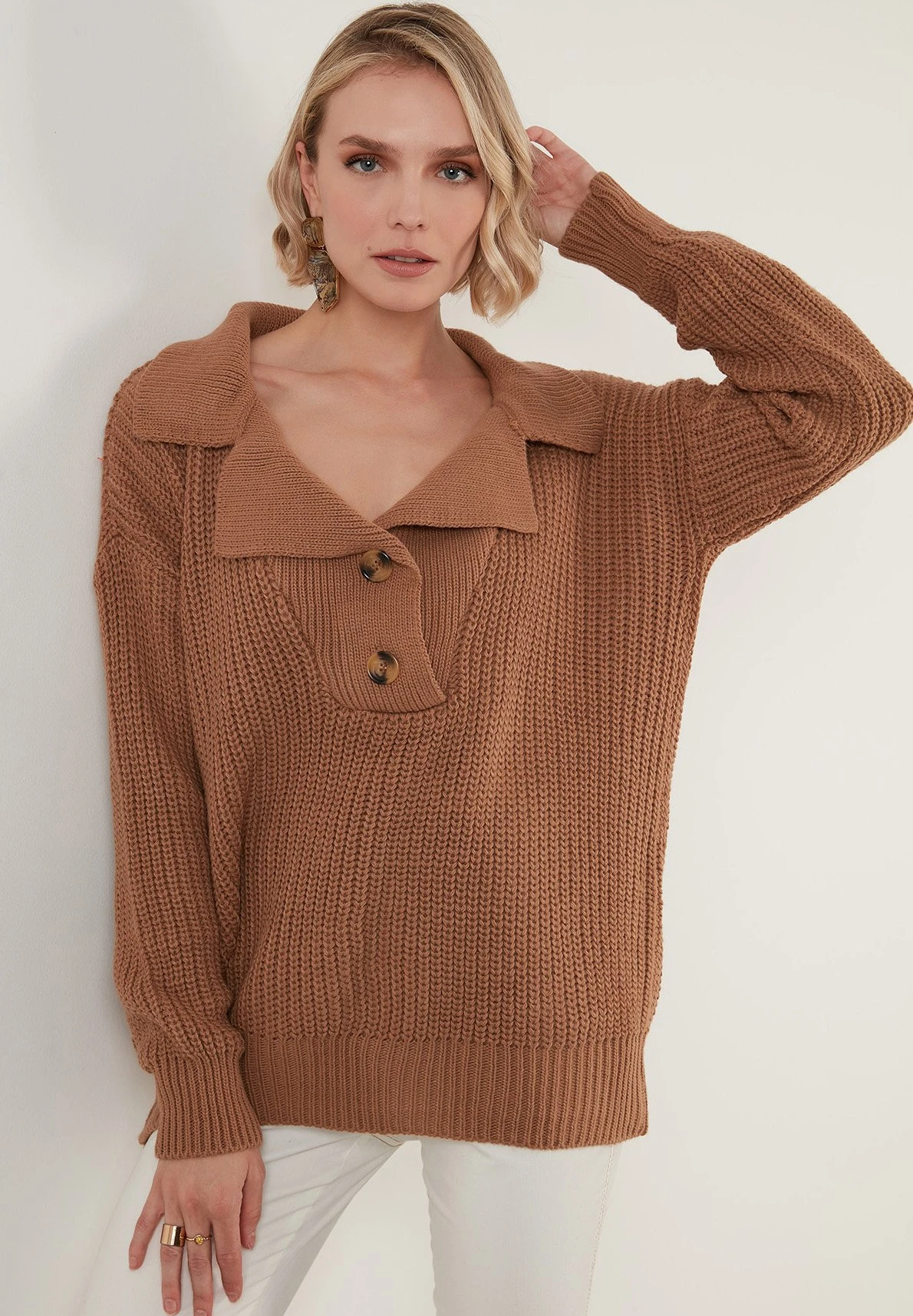 LELA Trui - Camel 8 LELA Trui - Camel - Afbeelding 6