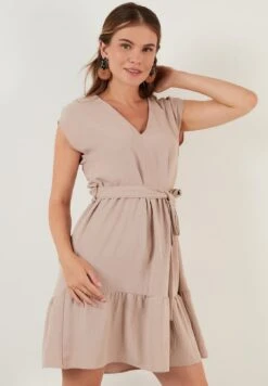 LELA Regular Fit - Jurk - Mink -Stijl Verkoop d99acf21a1f44748b3237b9e15a548af