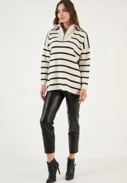 LELA Trui - Light Stone/Black 9 LELA Trui - Light Stone/Black -Stijl Verkoop da112917808943d4b65294909d12b1dd