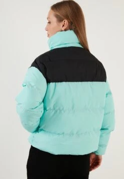 LELA Regular Fit - Winterjas - Black/Mint -Stijl Verkoop db73679fcaa04d41a1e118000a1d4381