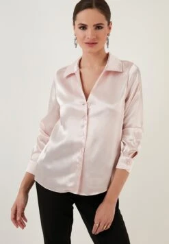 LELA Regular Fit - Overhemdblouse - Powder Pink -Stijl Verkoop df8cd65473fd4d5b96e4edd29ba5c233