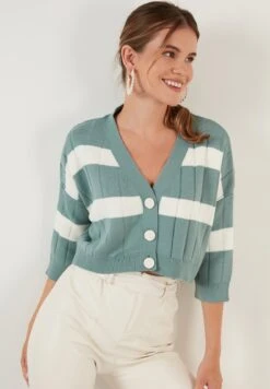 LELA Regular Fit - Vest - Light Green -Stijl Verkoop e05951fb1f2f41f9adc68ddb34f67ec4