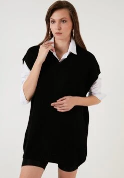 LELA V Neck- Trui - Black 9 LELA V Neck- Trui - Black -Stijl Verkoop e11acc4a0ae642cdb23c64134e4afb59