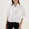 LELA Loose Fit - Overhemdblouse - White