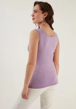 LELA Slim Fit - Top - Lilac 9 LELA Slim Fit - Top - Lilac -Stijl Verkoop e2c0d29933ad43b78173e55fa57532e5