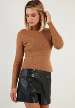 LELA Regular Fit - Trui - Caramel -Stijl Verkoop e2ff7dd54cc44a20997ecbec1924bcb6
