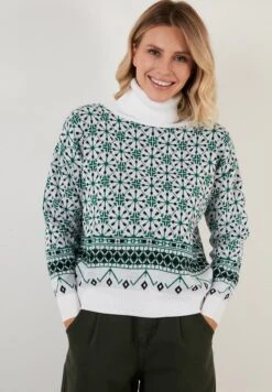 LELA Regular Fit - Trui - Green