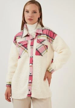 LELA Halflange Jas - Fuchsia -Stijl Verkoop e5281f2041784cb48431230e6c5d2709