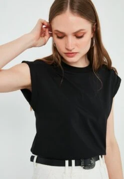 LELA Basic - T-Shirt Basic - Black