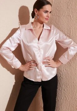 LELA Regular Fit - Overhemdblouse - Powder Pink -Stijl Verkoop e8a31242fd074060b8795682212b367b