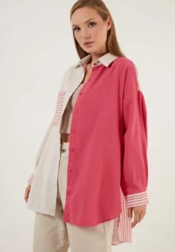 LELA Loose Fit - Overhemdblouse - Fuchsia -Stijl Verkoop e9b23d2f0da546f1a404859182fe22b0