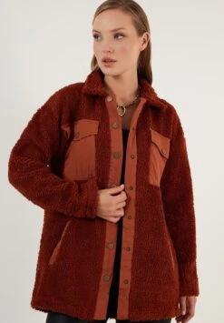 LELA Loose Fit - Fleecejas - Snuff Colored