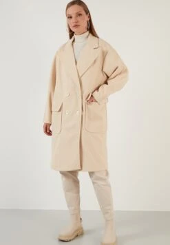 LELA Loose Fit - Mantel - Stone -Stijl Verkoop eb9f390f7def4dd4aac712fd038cbd0e