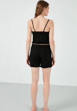 LELA Pyjama - Black-Red -Stijl Verkoop eba910bfc4dd470f908208d77937a376