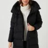 LELA Oversized Inflatable Long- Winterjas - Black -Stijl Verkoop ee41a0a8e52a449fbf5837a4b57e90c0