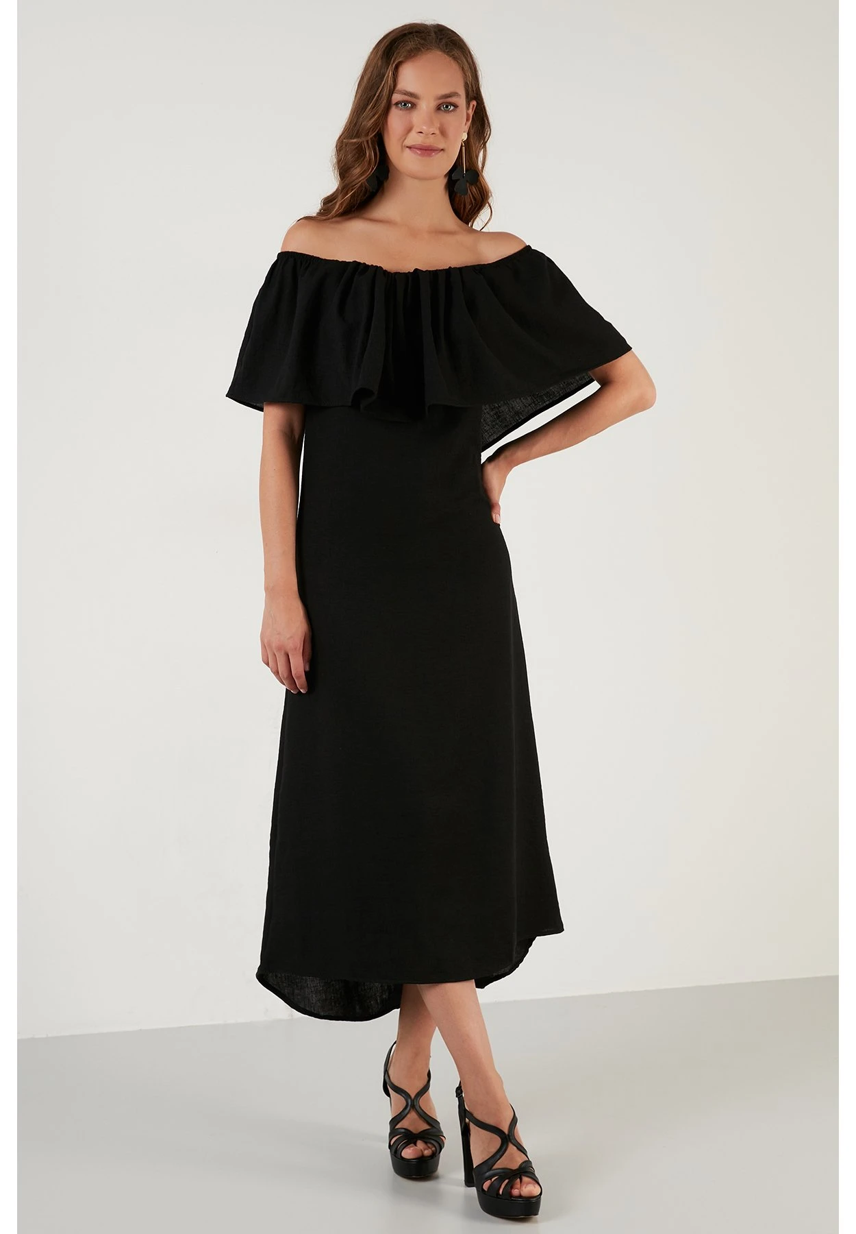 LELA Slim Fit - Jerseyjurk - Black 4 LELA Slim Fit - Jerseyjurk - Black - Afbeelding 2