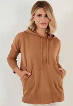 LELA Regular Fit - Hoodie - Caramel 12 LELA Regular Fit - Hoodie - Caramel -Stijl Verkoop f26099b56bb441c6ab4a107eec615d0a