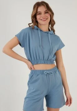 LELA Two Piece Set - Regular Fit - Shorts - Baby Blue