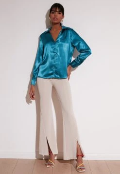 LELA Regular Fit - Overhemdblouse - Green -Stijl Verkoop f300fb75583d4de580333f9d0df7e9c9