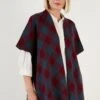 LELA Poncho - Dblue Bordeaux