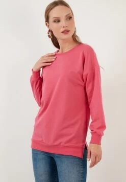 LELA Regular Fit - Sweater - Fuchsia -Stijl Verkoop f48240f5f48942849317788c17dd3d05
