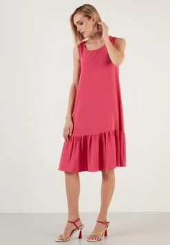 LELA Regular Fit- Jurk - Fuchsia 13 LELA Regular Fit- Jurk - Fuchsia -Stijl Verkoop f57fffd24d1045b99f5ab96436fd7d22
