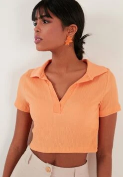 LELA Slim Fit - Blouse - Light Orange -Stijl Verkoop f6ba5465cce646c2ae25f2dffbdfdbc8